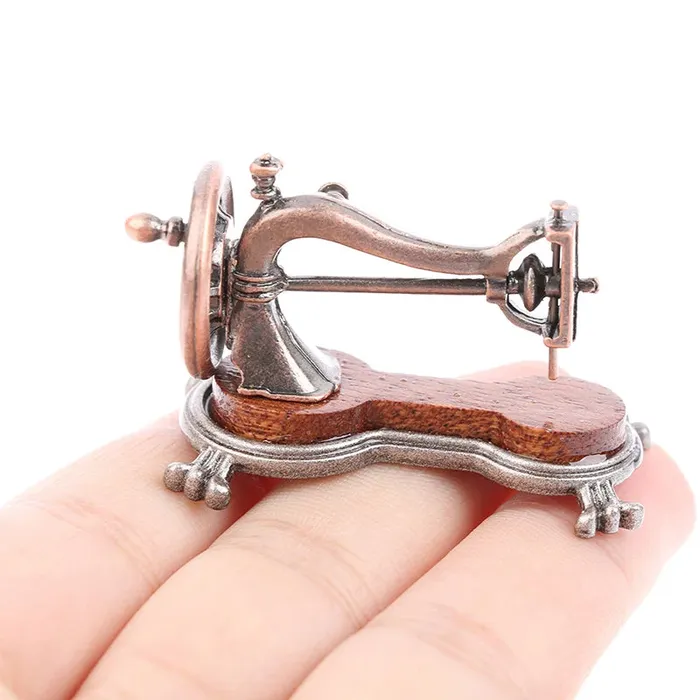 112 Scale Dollhouse Vintage Miniature Sewing Machine Miniatures by NC Earrings