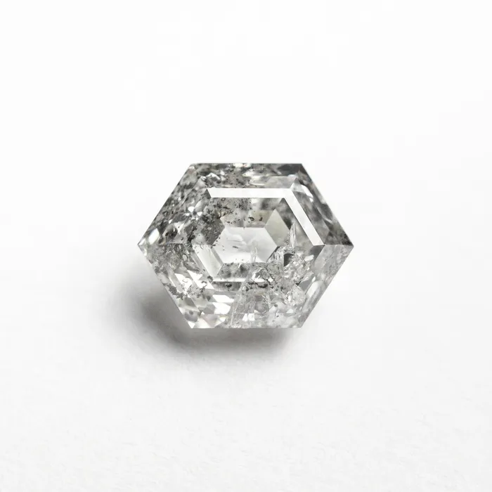 138ct 731x559x397mm Hexagon Step Cut 2397901 Misfit Diamonds Rings