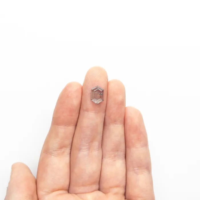 238ct 955x661x305mm Hexagon Portrait Cut Sapphire 2346901 Misfit Gems Rings