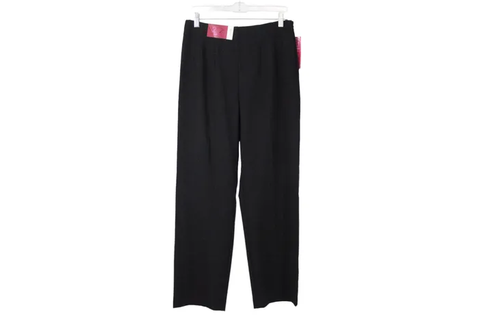 212 Collection NEW 212 Collection Stretch Black Trousers 6 Short Rings