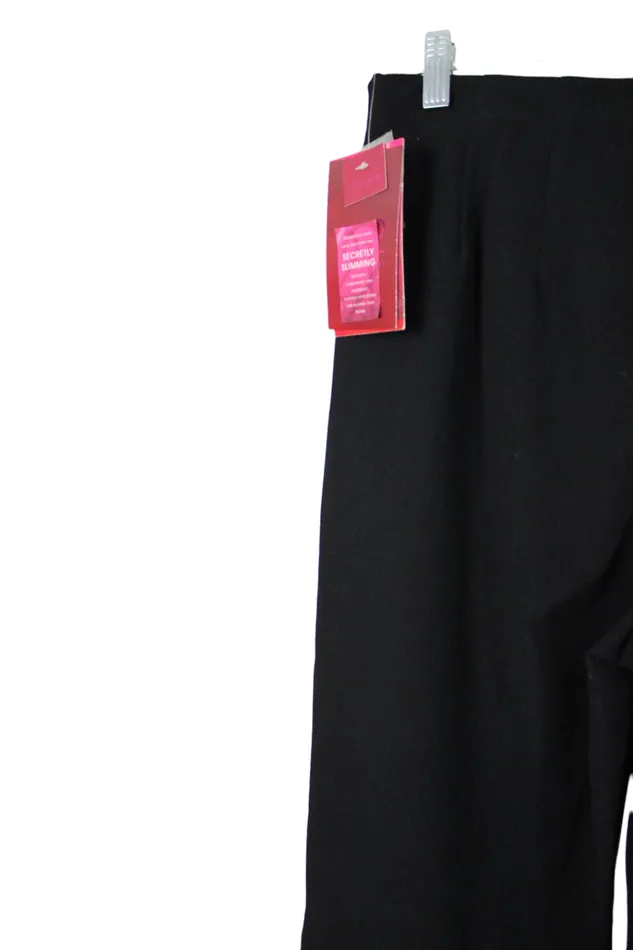212 Collection NEW 212 Collection Stretch Black Trousers 6 Short Rings