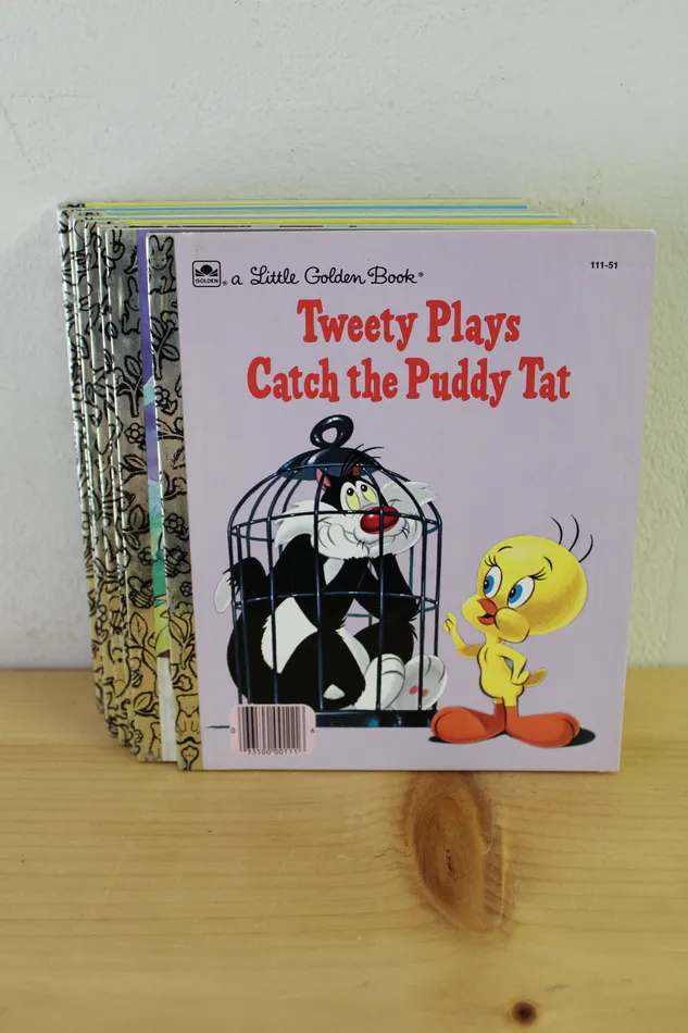 A Little Golden Book Bugs Bunny 10 Favorite Bugs Bunny Friends Book Set Jubilee Thrift Earrings