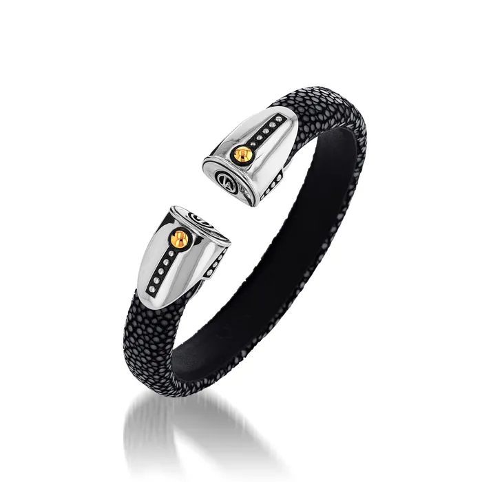Apollo Shagreen Cuff John Atencio Earrings