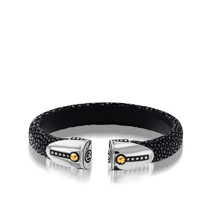 Apollo Shagreen Cuff John Atencio Earrings Apollo Shagreen Cuff John Atencio Earrings