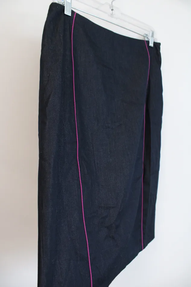 Apostrophe Earrings Apostrophe Denim Pink Pencil Skirt 10