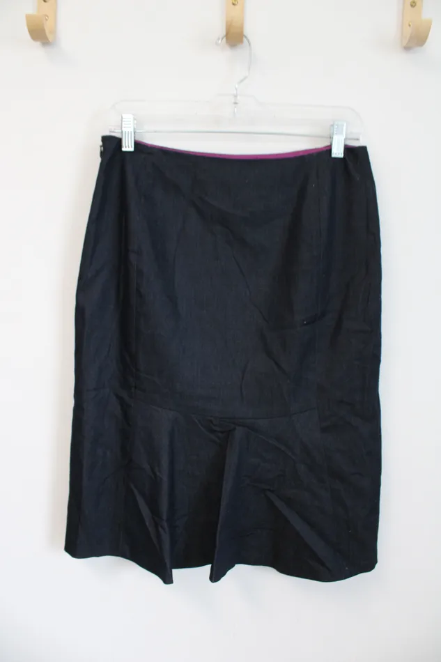 Apostrophe Earrings Apostrophe Denim Pink Pencil Skirt 10