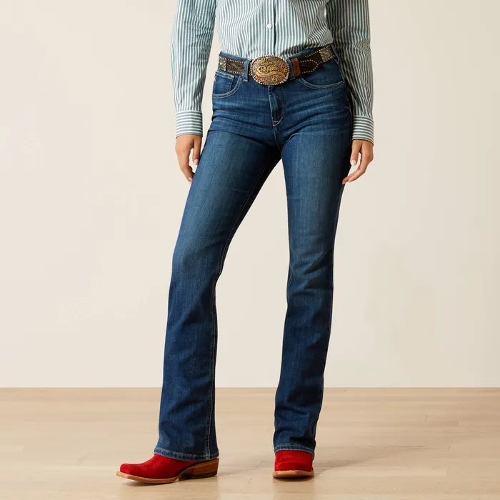 ARIAT CLOTHING Rings ARIAT WOMENS HIGH RISE LYDIA BOOT CUT JEANS PORTLAND