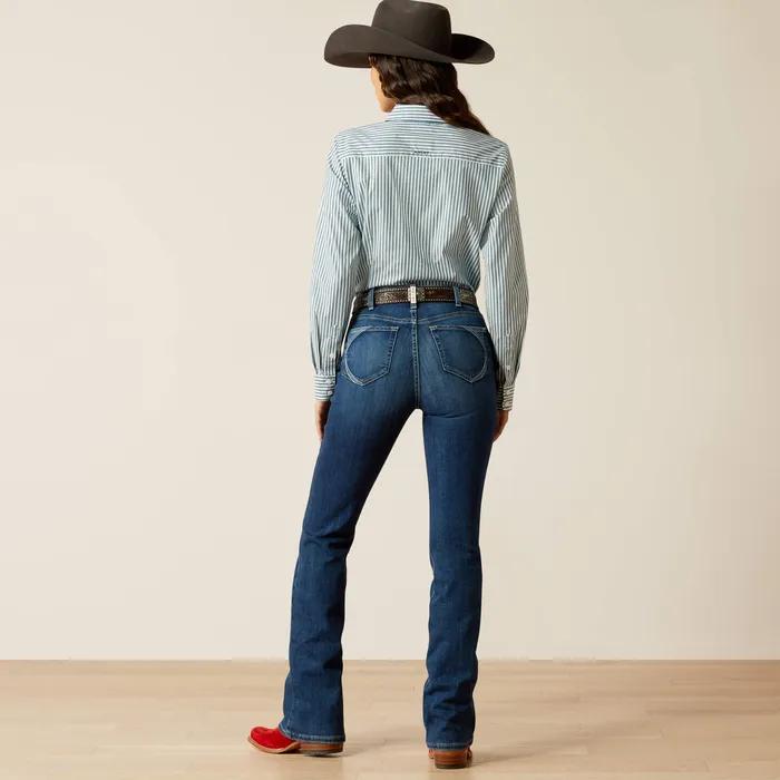 ARIAT CLOTHING Rings ARIAT WOMENS HIGH RISE LYDIA BOOT CUT JEANS PORTLAND