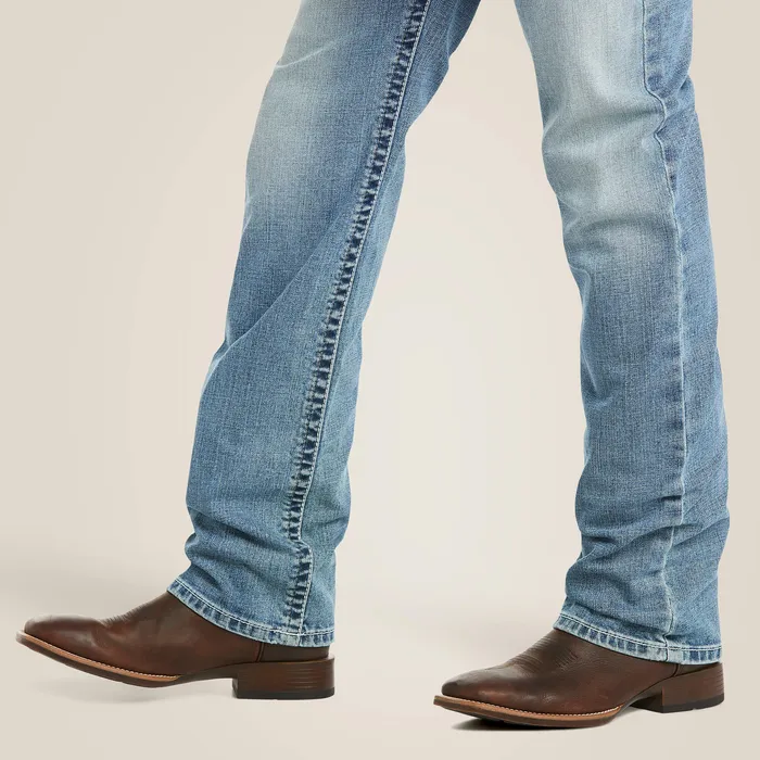 ARIAT MENS CLOTHING ARIAT MENS M2 RELAXED STIRLING STRETCH BOOT CUT JEAN SHASTA Rings
