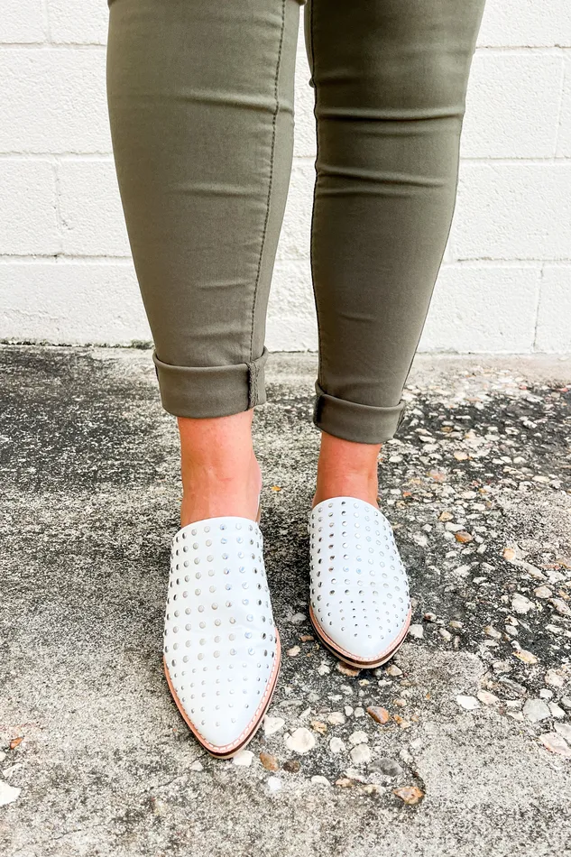 ARider Girl Earrings Lydia Studded Mules