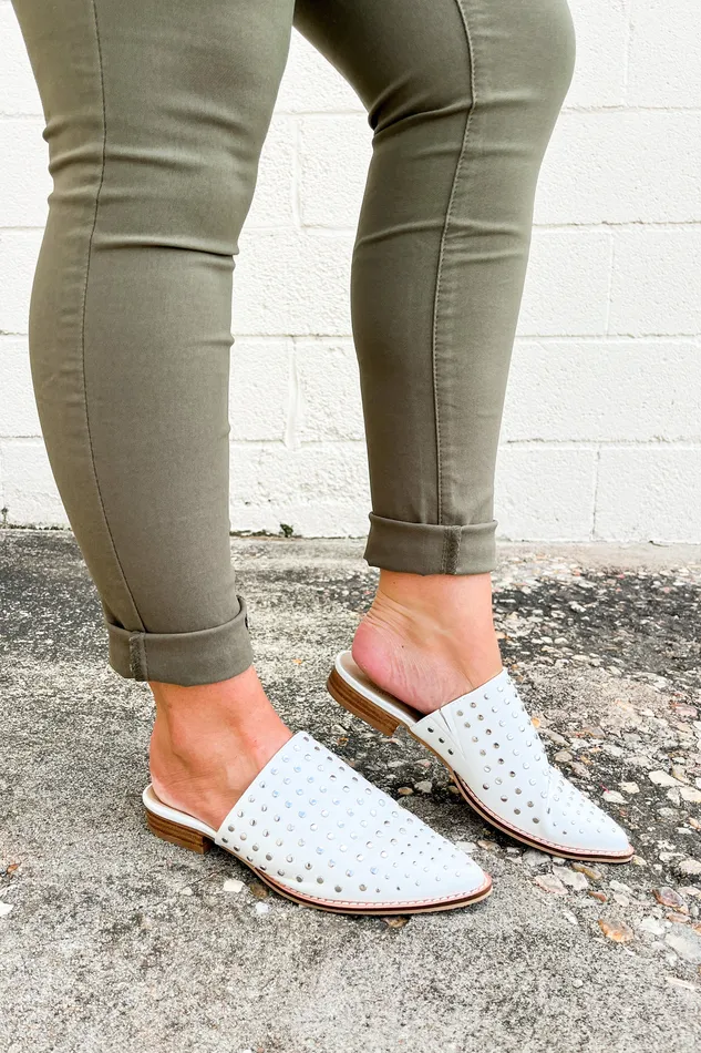 ARider Girl Earrings Lydia Studded Mules