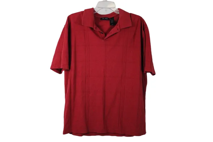 Axcess Earrings Axcess Red Polo Shirt XL