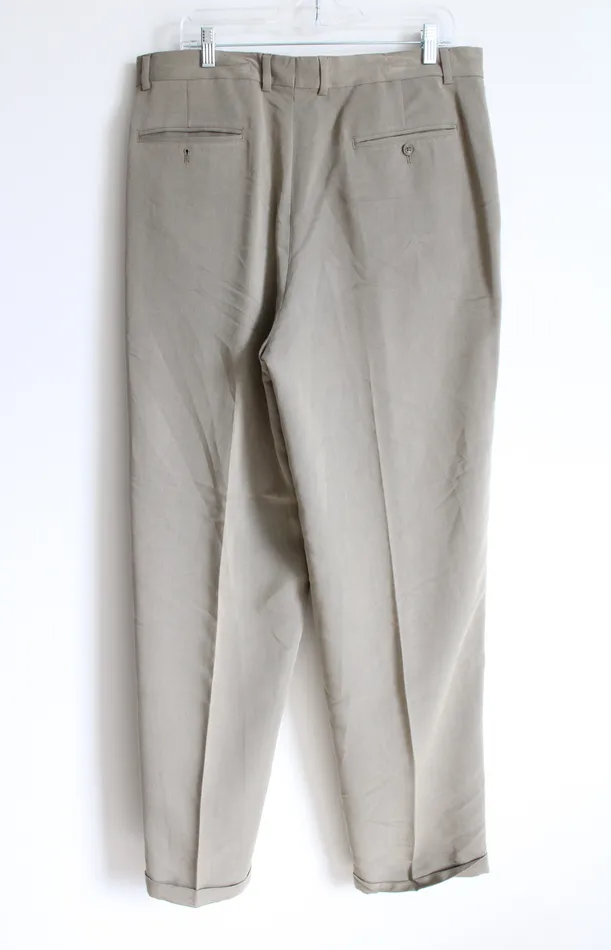 Axcess Earrings Axcess Tan Trouser Pant 36X34