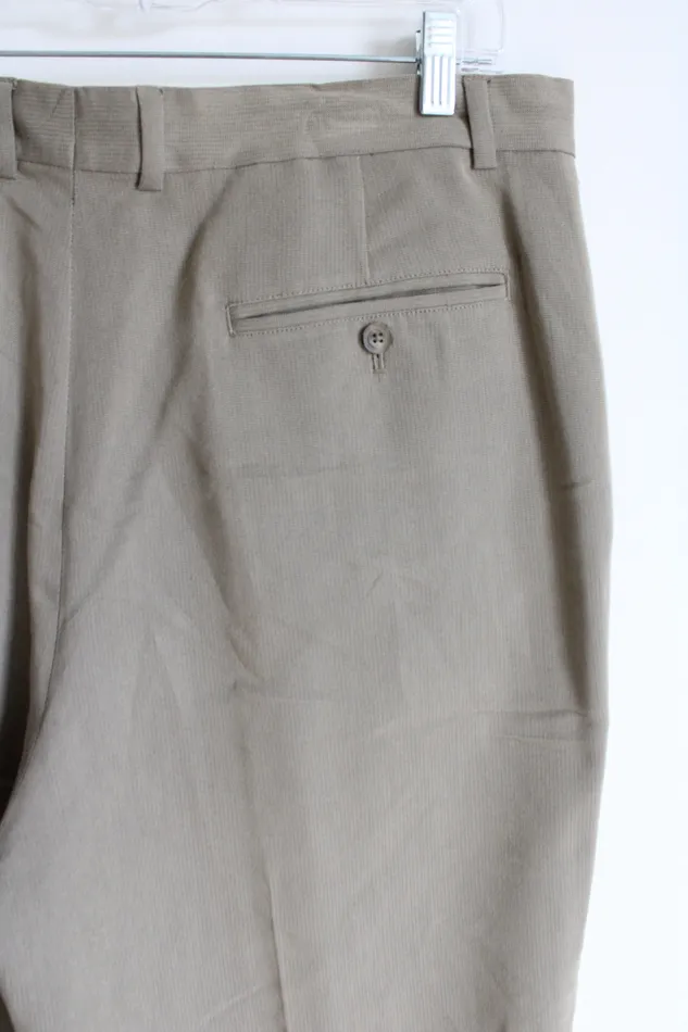 Axcess Earrings Axcess Tan Trouser Pant 36X34