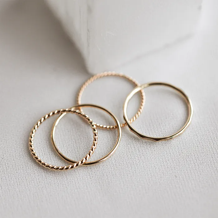 Bare Gold Stacker Consider the Wldflwrs PreStyled Sets Bare Gold Stacker Consider the Wldflwrs PreStyled Sets