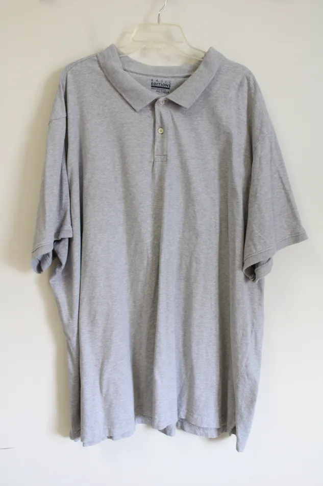 Basic Editions Earrings basic Editions Gray Polo Shirt 4XL
