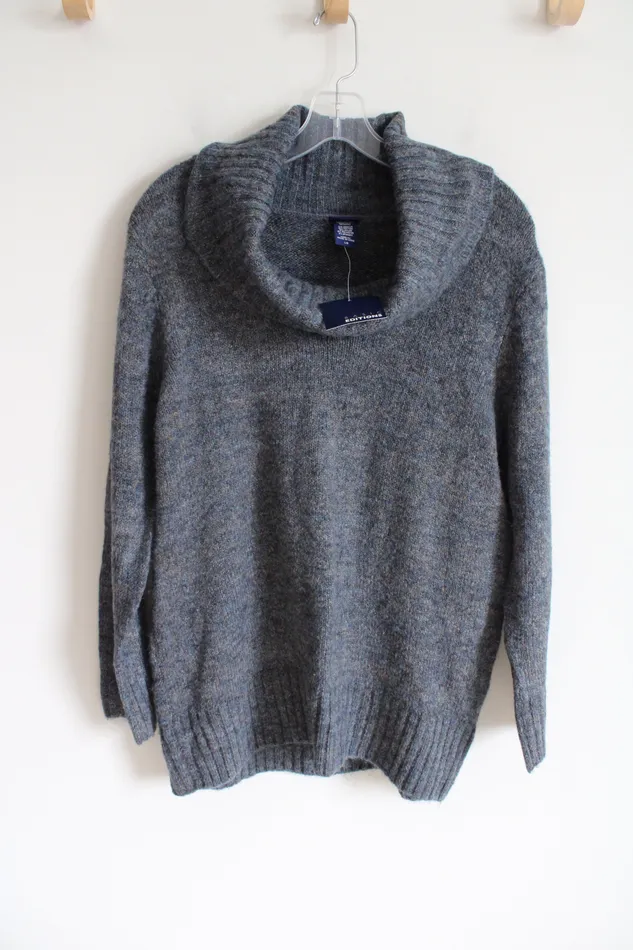 Basic Editions Rings NEW Basic Editions Blue Knit Sweater L