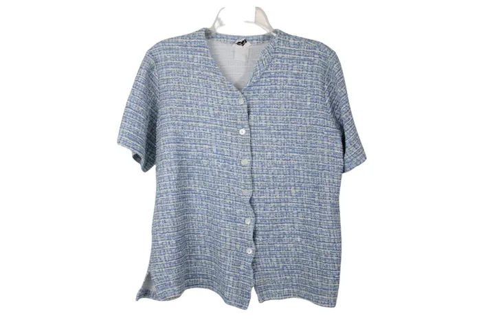 Bonworth Rings Bonworth Blue Knit Top L