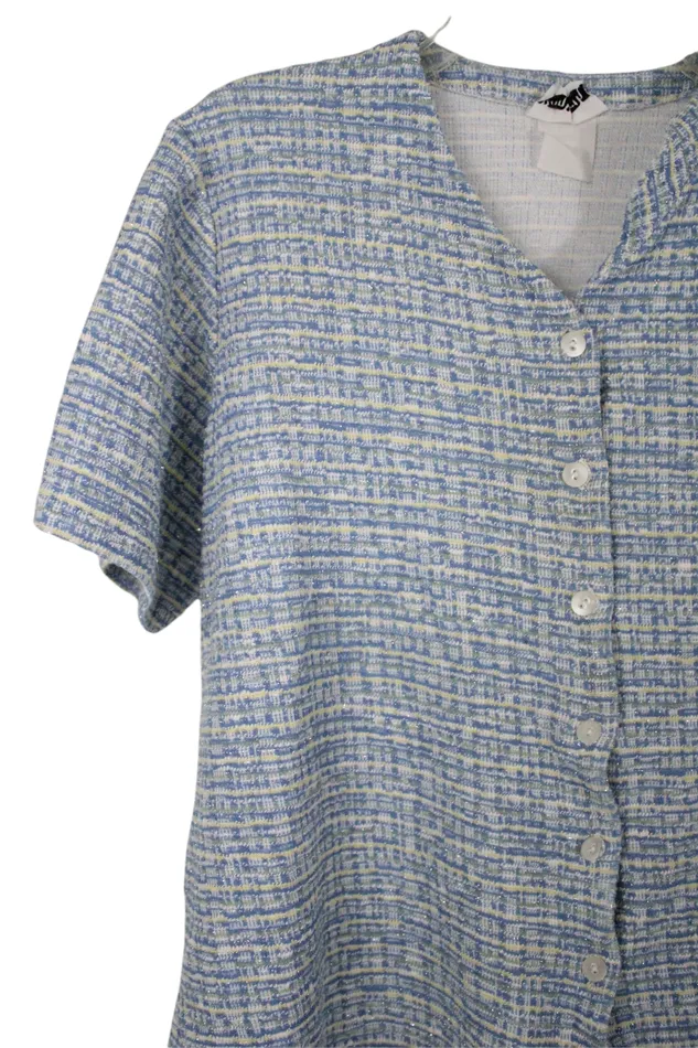 Bonworth Rings Bonworth Blue Knit Top L
