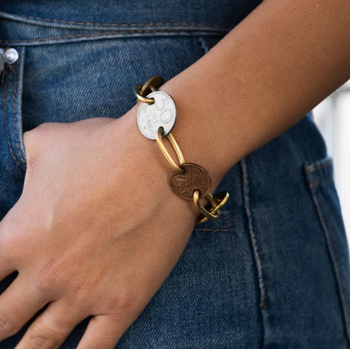 Bracelets EURO Bracelet Twisted Silver