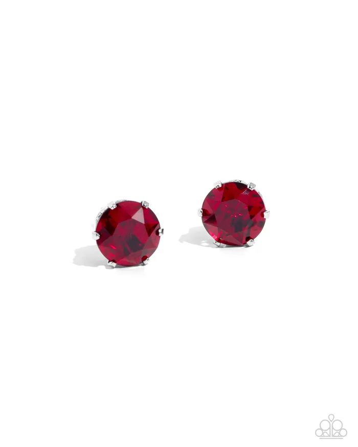 Breathtaking Birthstone Red Paparazzi Accessories Necklaces