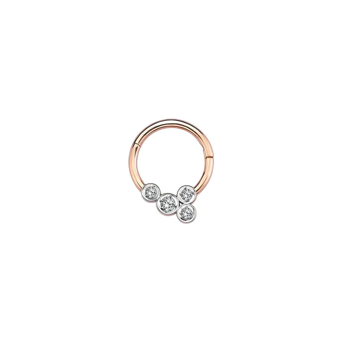Bubble Hoop Piercing Kismet by Milka Earrings