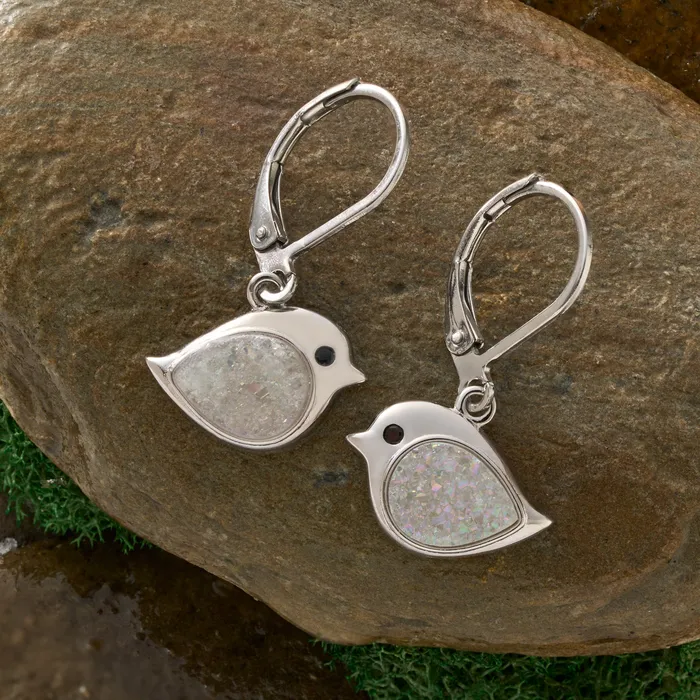 Chadds Ford Jewelry Earrings Drusy Birdie Gift Set
