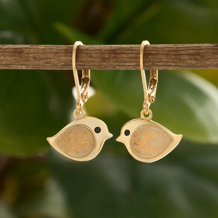 Chadds Ford Jewelry Earrings Drusy Birdie Gift Set