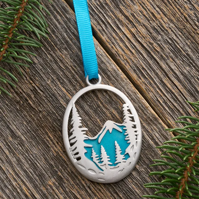 Chadds Ford Jewelry Rings Snowy Forest Mountain Ornament
