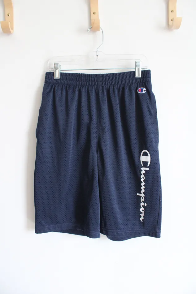 Champion Earrings Champion Navy Basketball Shorts Youth XL 1820