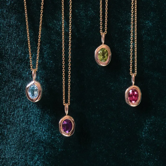 COMMON ERA Necklaces Molten Heirloom Pendant Amethyst