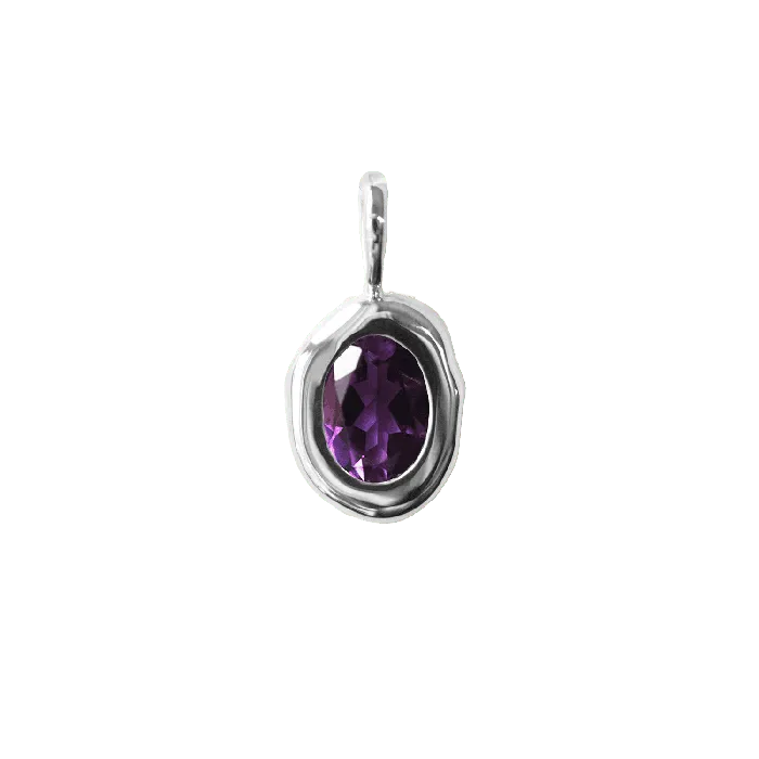 COMMON ERA Necklaces Molten Heirloom Pendant Amethyst
