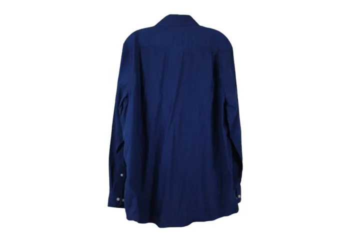 Croft Barrow Rings Croft Barrow Blue Easy Care Classic Fit Shirt 16 12 3435