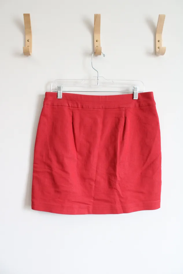 Croft Barrow The Effortless Stretch Red Skort 10 Reg Croft Barrow Earrings