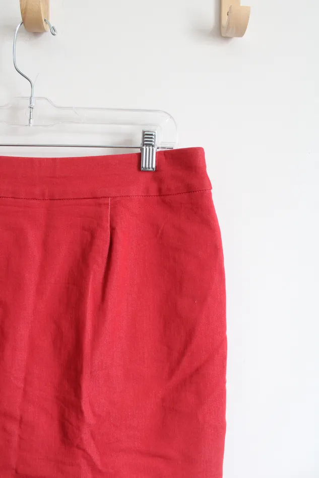 Croft Barrow The Effortless Stretch Red Skort 10 Reg Croft Barrow Earrings