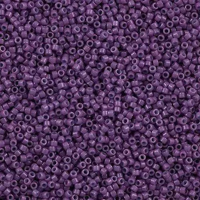 DB0660 Dyed Opaque Lavender Miyuki Delica 110 Peppy Beads Earrings