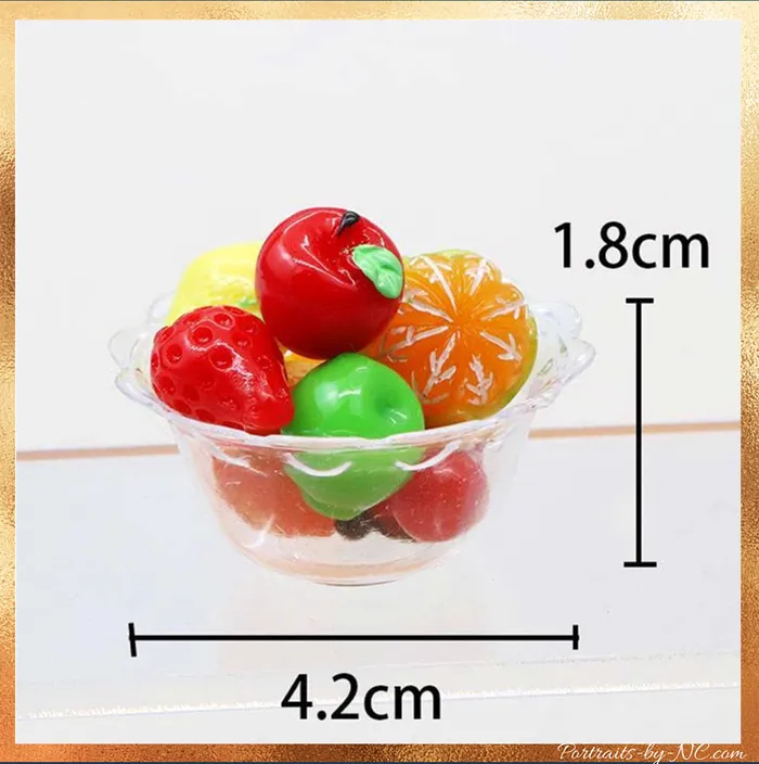 Dessert Fruit or Cake Stand Dollhouse 112 scale Accessory DSERS Earrings