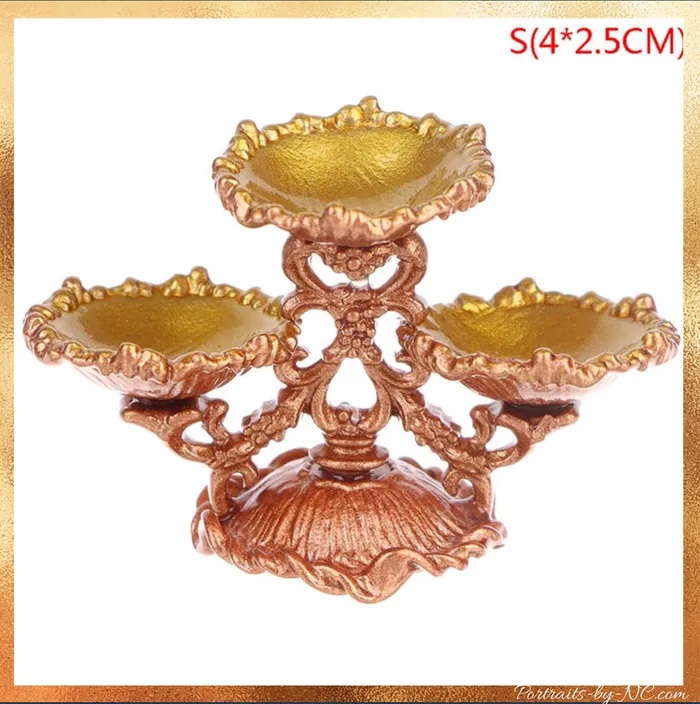 Dessert Fruit or Cake Stand Dollhouse 112 scale Accessory DSERS Earrings