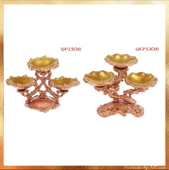 Dessert Fruit or Cake Stand Dollhouse 112 scale Accessory DSERS Earrings
