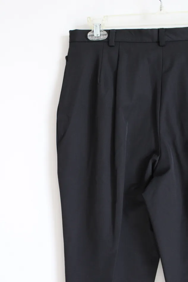 Doncaster Black Stretch Chino Pants 10 Petite Doncaster Rings