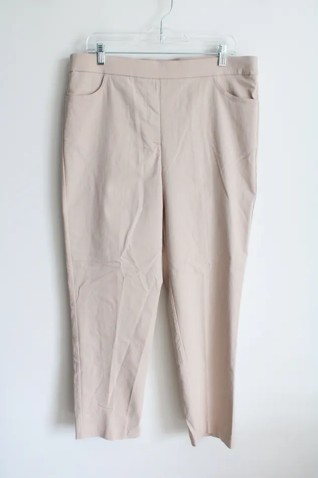 Earrings Alfred Dunner Alfred Dunner Tan Stretch Pant 14