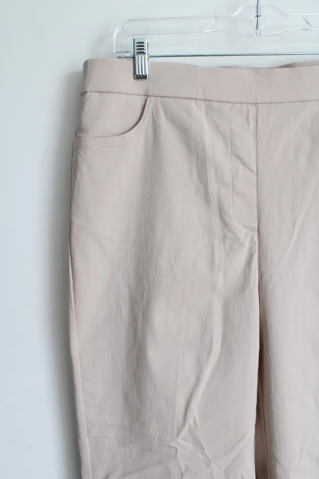 Earrings Alfred Dunner Alfred Dunner Tan Stretch Pant 14