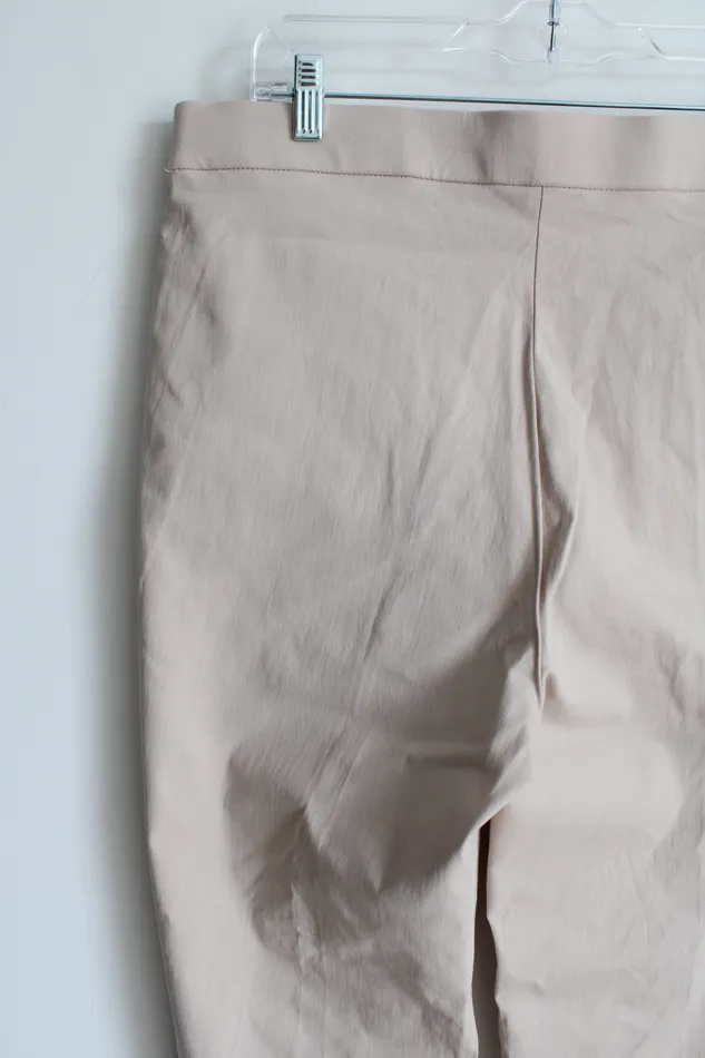 Earrings Alfred Dunner Alfred Dunner Tan Stretch Pant 14
