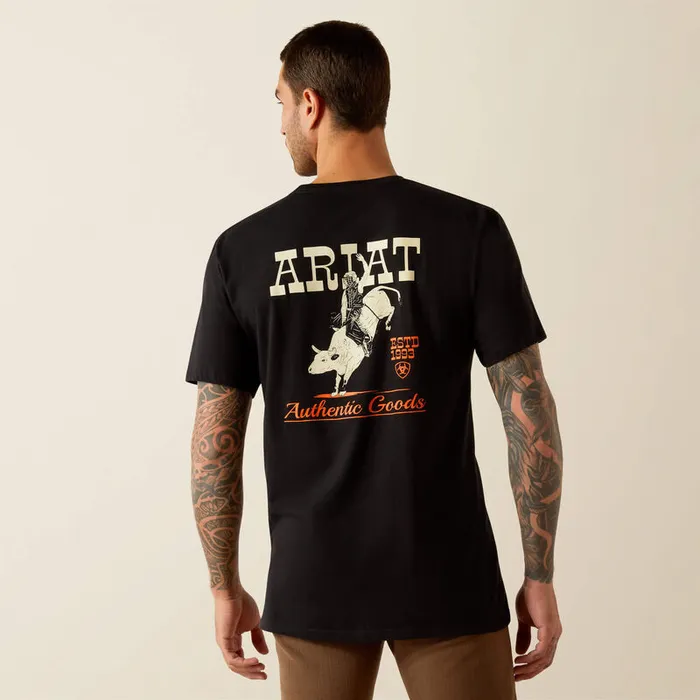 Earrings ARIAT MENS SHORT SLEEVE BULL TSHIRT ARIAT MENS CLOTHING