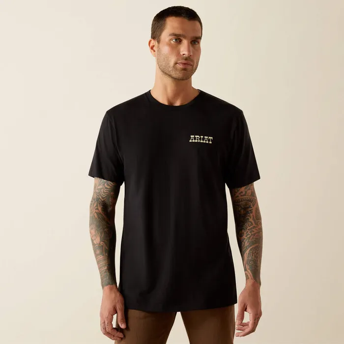 Earrings ARIAT MENS SHORT SLEEVE BULL TSHIRT ARIAT MENS CLOTHING
