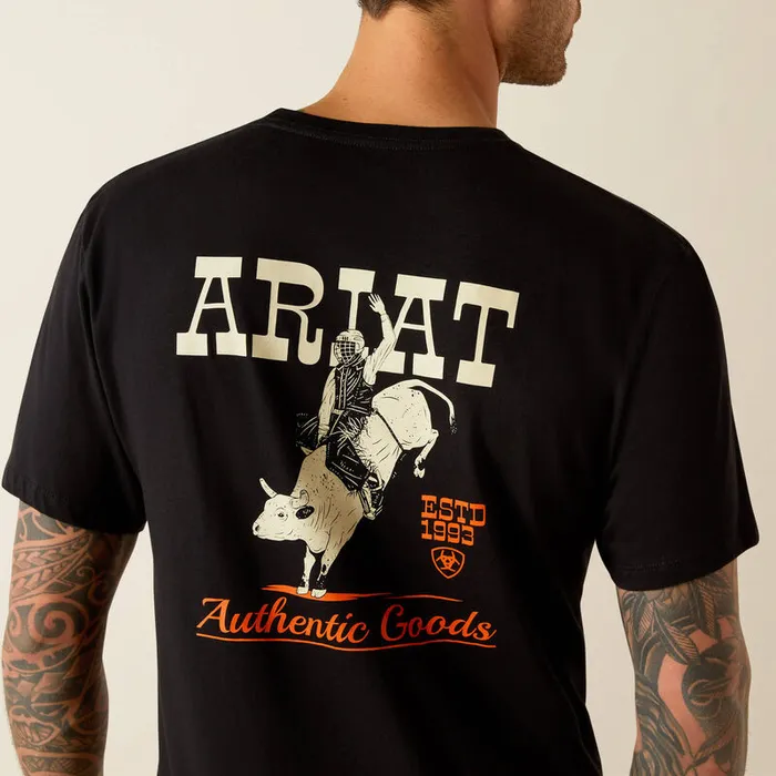 Earrings ARIAT MENS SHORT SLEEVE BULL TSHIRT ARIAT MENS CLOTHING