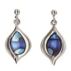 Earrings Ariki Crocus Paua Palladium Earrings ARIKINEWZEALAND