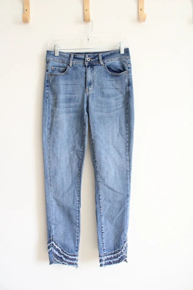 Earrings Charlie Charlie Frayed Stitched Hem Jeans 4