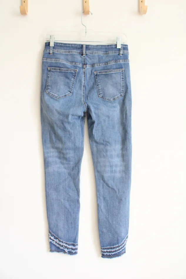 Earrings Charlie Charlie Frayed Stitched Hem Jeans 4