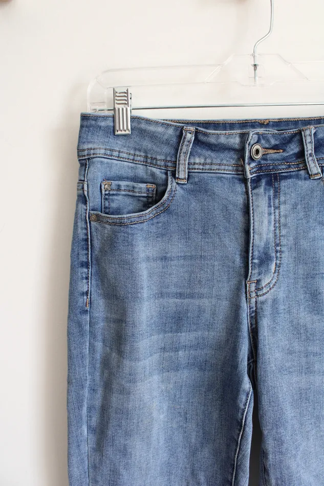 Earrings Charlie Charlie Frayed Stitched Hem Jeans 4